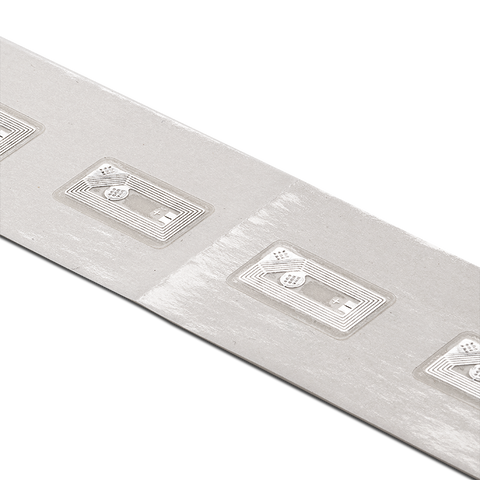 IQ LABEL CLEAR PET RECT 11/19 MM HF NTAG 213