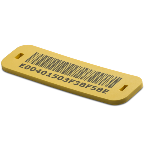 SLIMFLEX UHF M781 YELLOW SLOT 1D BARCODE