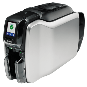 Zebra ZC300, 12 dots/mm (300 dpi), USB, Ethernet, display, CardStudio