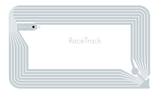 Smartrac RaceTrack  NXP SLI-X 49x81mm Tag